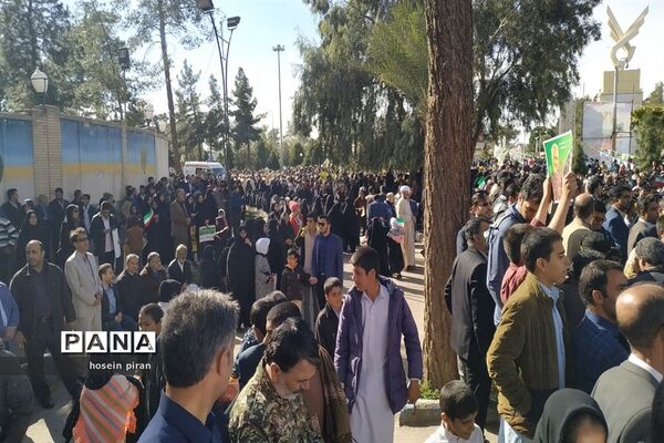 حضور پرشکوه مردم سیستان و بلوچستان درراهپیمایی 22 بهمن 98