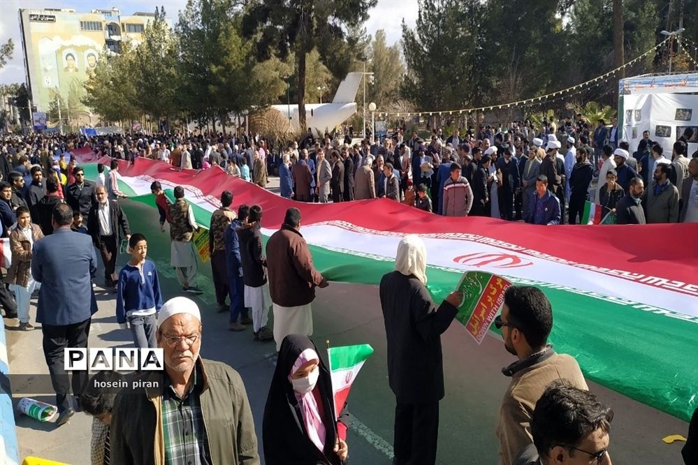 حضور پرشکوه مردم سیستان و بلوچستان درراهپیمایی 22 بهمن 98