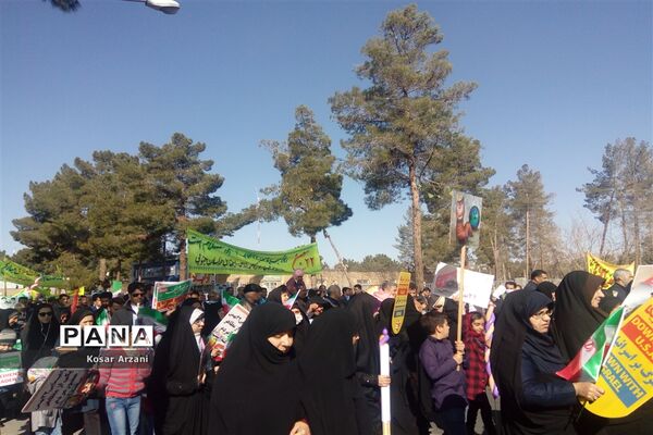 راهپیمایی ۲۲ بهمن در بیرجند