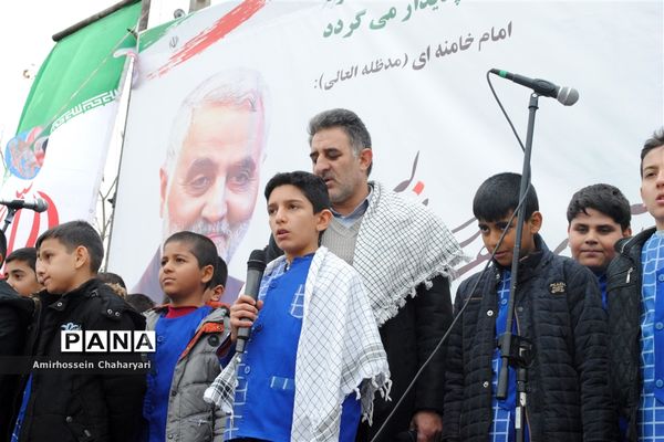 راهپیمایی باشکوه 22 بهمن در تایباد