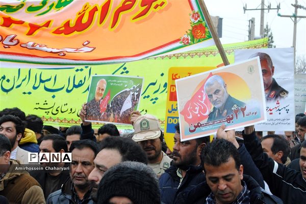 راهپیمایی باشکوه 22 بهمن در تایباد