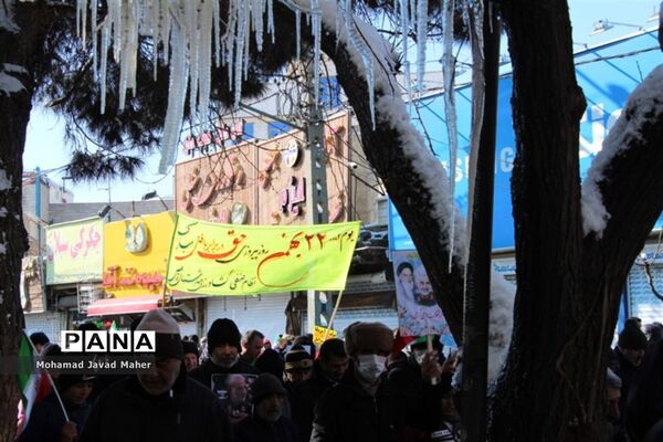 مراسم راهپیمایی 22 بهمن در شهرقدس(2)