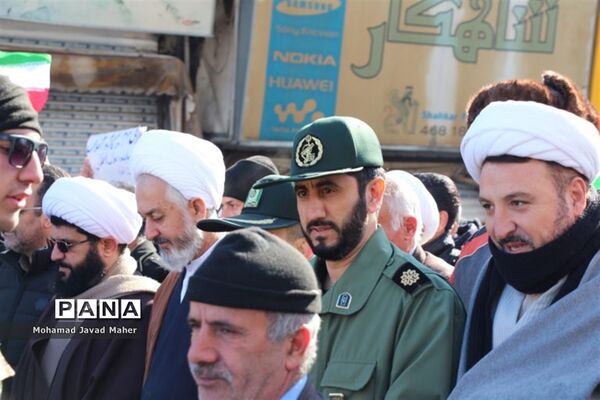 مراسم راهپیمایی 22 بهمن در شهرقدس(2)
