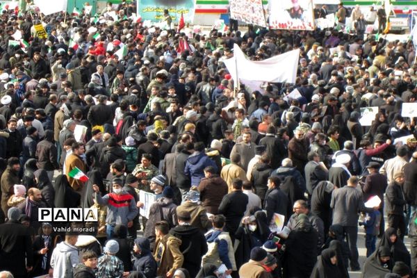 راهپیمایی ۲۲ بهمن در کرمانشاه