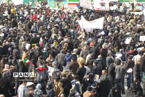 راهپیمایی ۲۲ بهمن در کرمانشاه