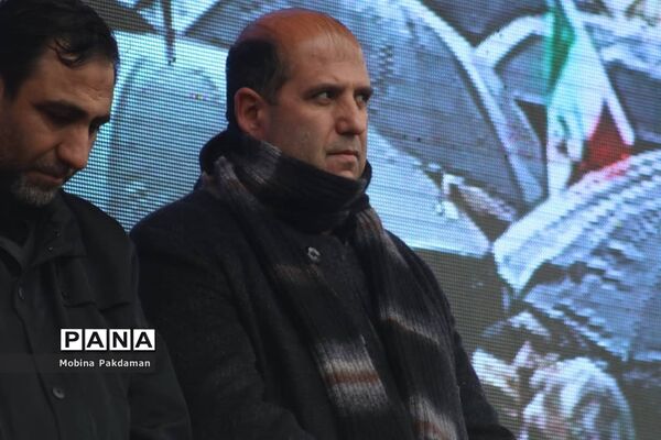 راه‌پیمایی مردم ساری در روز ۲۲ بهمن