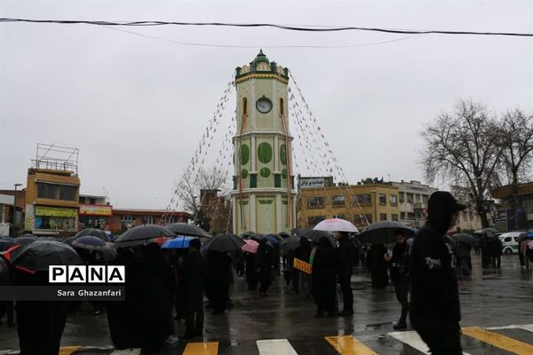 راه‌پیمایی روز 22 بهمن در مرکز مازندران