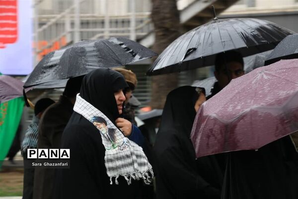 راه‌پیمایی روز 22 بهمن در مرکز مازندران