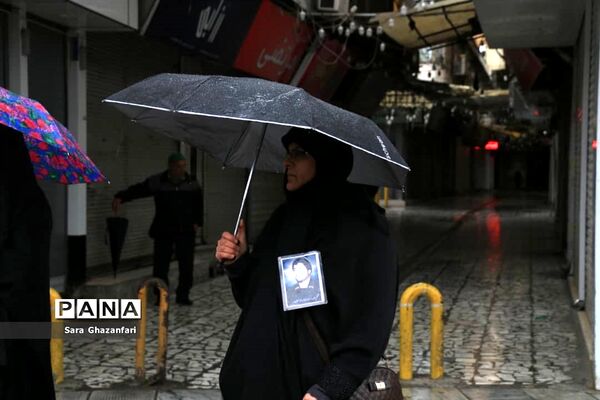 راه‌پیمایی روز 22 بهمن در مرکز مازندران