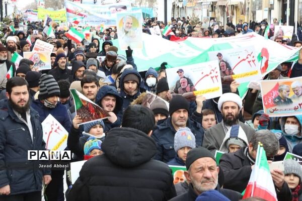راهپیمایی باشکوه 22 بهمن 98 زنجان