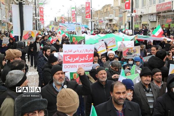 راهپیمایی باشکوه 22 بهمن 98 زنجان