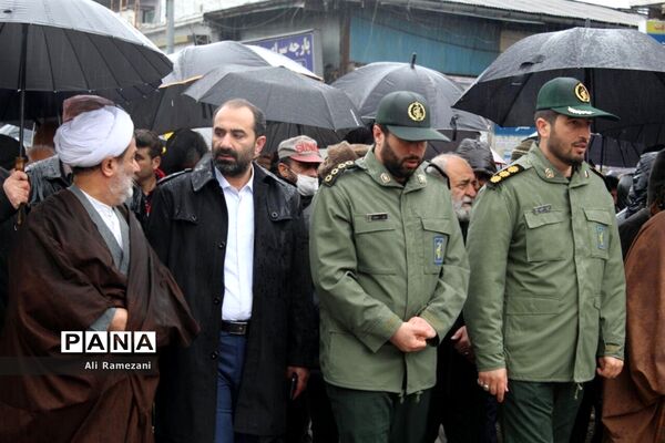 راه‌پیمایی روز 22 بهمن در قائم‌شهر