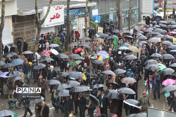راه‌پیمایی روز 22 بهمن در قائم‌شهر