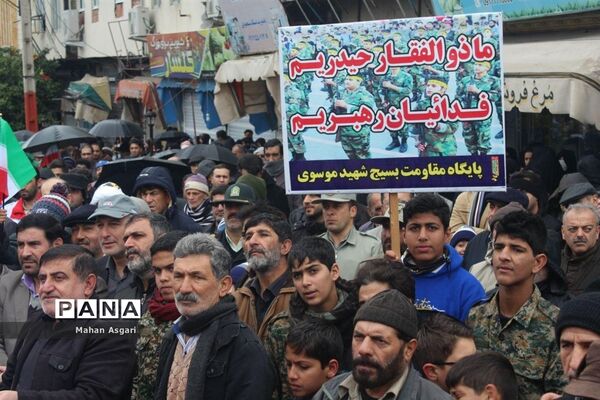 راه‌پیمایی روز 22 بهمن در گلوگاه