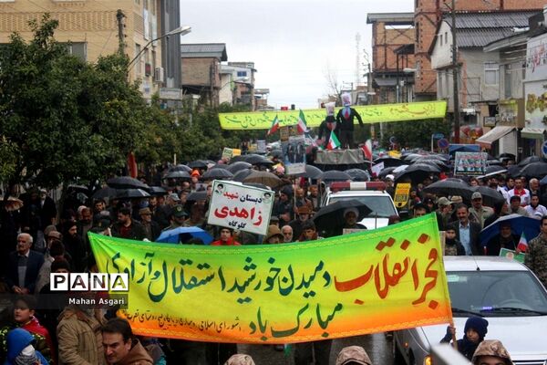 راه‌پیمایی روز 22 بهمن در گلوگاه