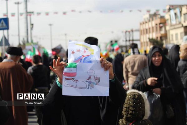 راهپیمایی 22 بهمن در قم