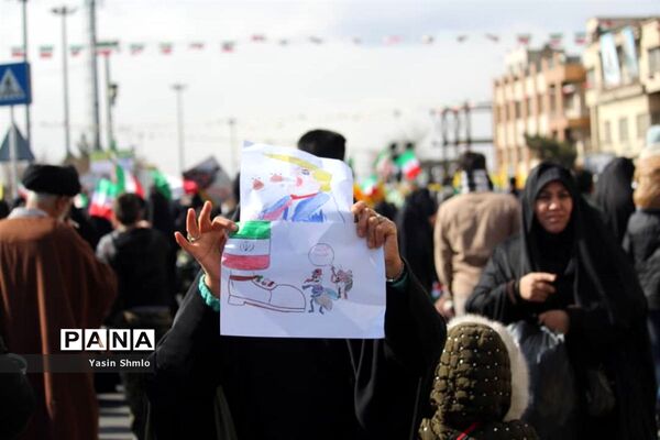 راهپیمایی 22 بهمن در قم