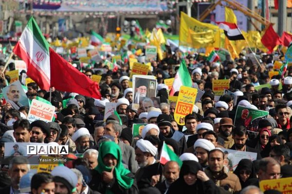 راهپیمایی 22 بهمن در قم