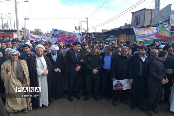 مراسم راهپیمایی ۲۲بهمن ۹۸ شهرستان حمیدیه