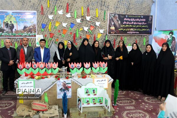 طرح ملی لاله های روشن در دبستان دخترانه عترت برازجان