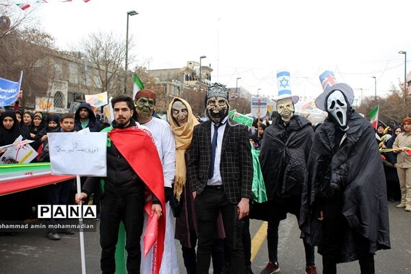 راهپیمایی 22 بهمن در مشهد