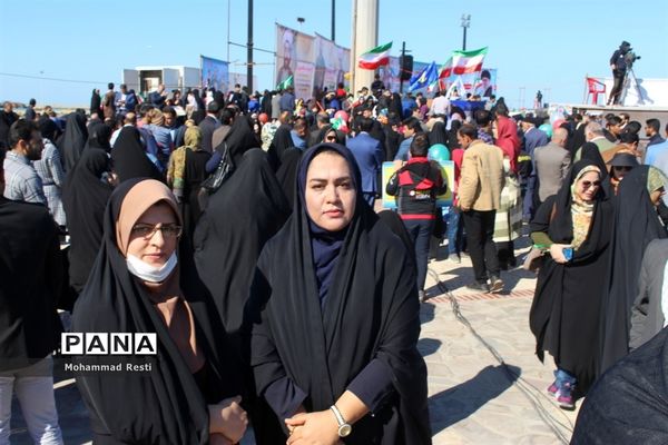 راهپیمایی 22 بهمن در بوشهر