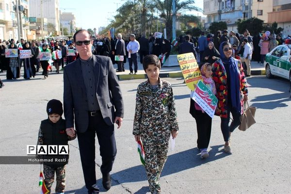 راهپیمایی 22 بهمن در بوشهر