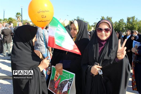 راهپیمایی 22 بهمن در بوشهر