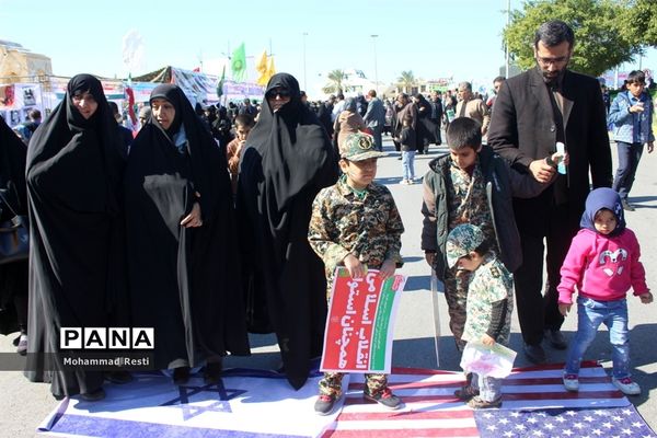 راهپیمایی 22 بهمن در بوشهر