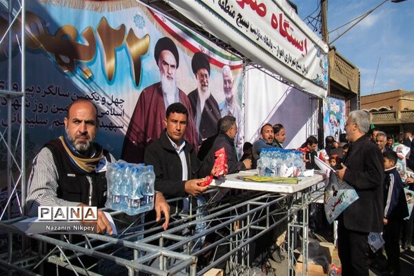 چهل و یکمین  راهپیمایی 22 بهمن در اهواز