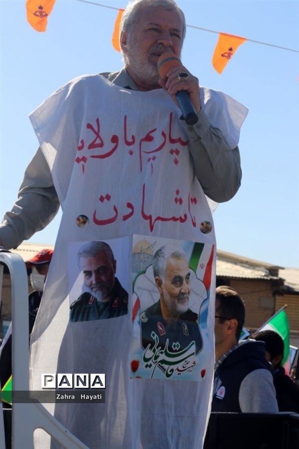 مراسم راهپیمایی باشکوه ۲۲ بهمن در شهرستان امیدیه