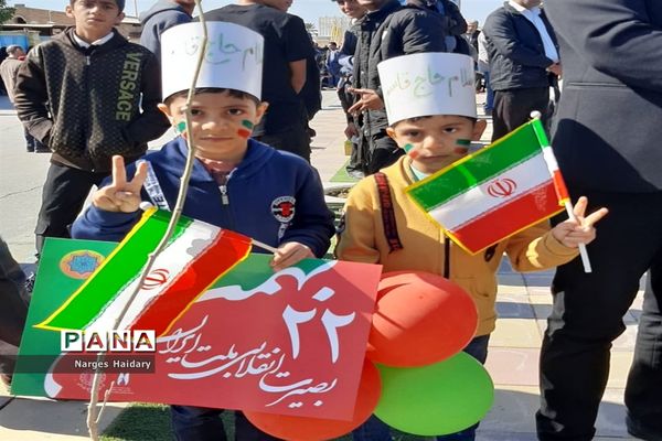 مراسم راهپیمایی باشکوه ۲۲ بهمن در شهرستان امیدیه