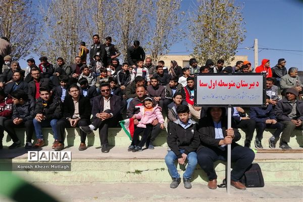 راهپیمایی 22 بهمن و اربعین شهادت حاج قاسم سلیمانی در کازرون