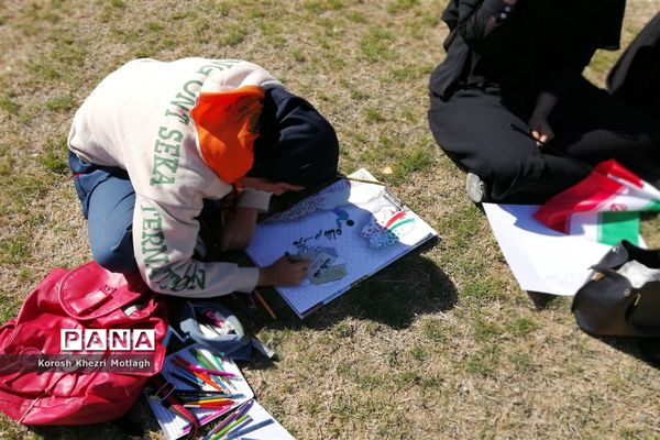 راهپیمایی 22 بهمن و اربعین شهادت حاج قاسم سلیمانی در کازرون