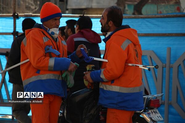 پاکبانان؛ هم مثل همیشه حاضر بعد از راهپیمایی 22 بهمن