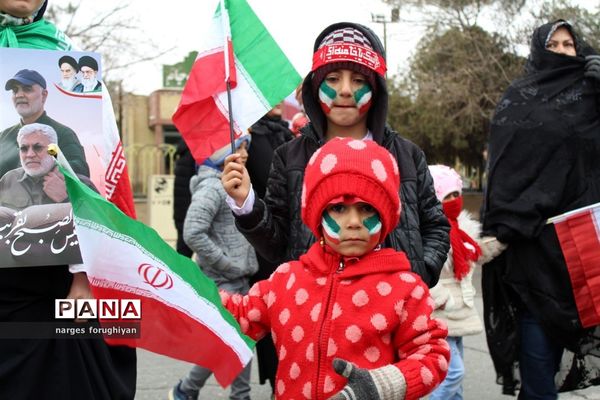 راه پیمایی 22 بهمن در تربت جام