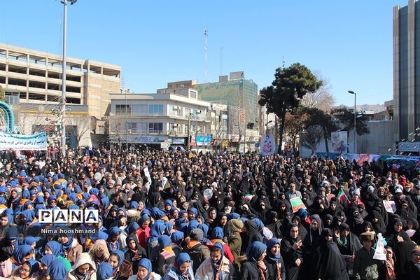 مراسم راهپیمایی 22 بهمن در شهرری