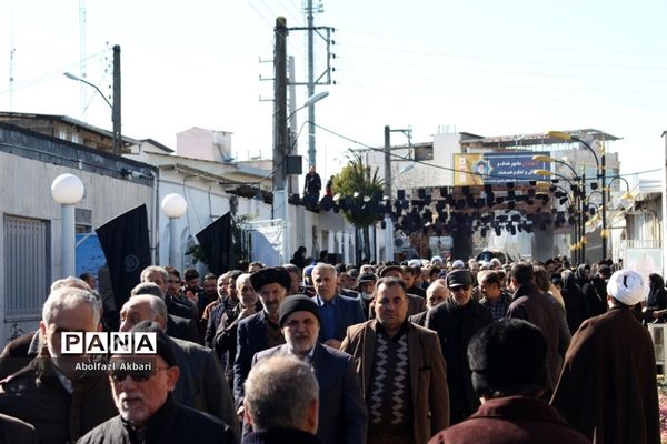 تشییع پیکر آیت‌الله طبرسی در ساری