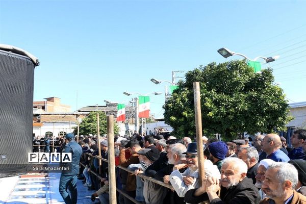 آیین تشییع و خاکسپاری پیکر آیت‌الله طبرسی