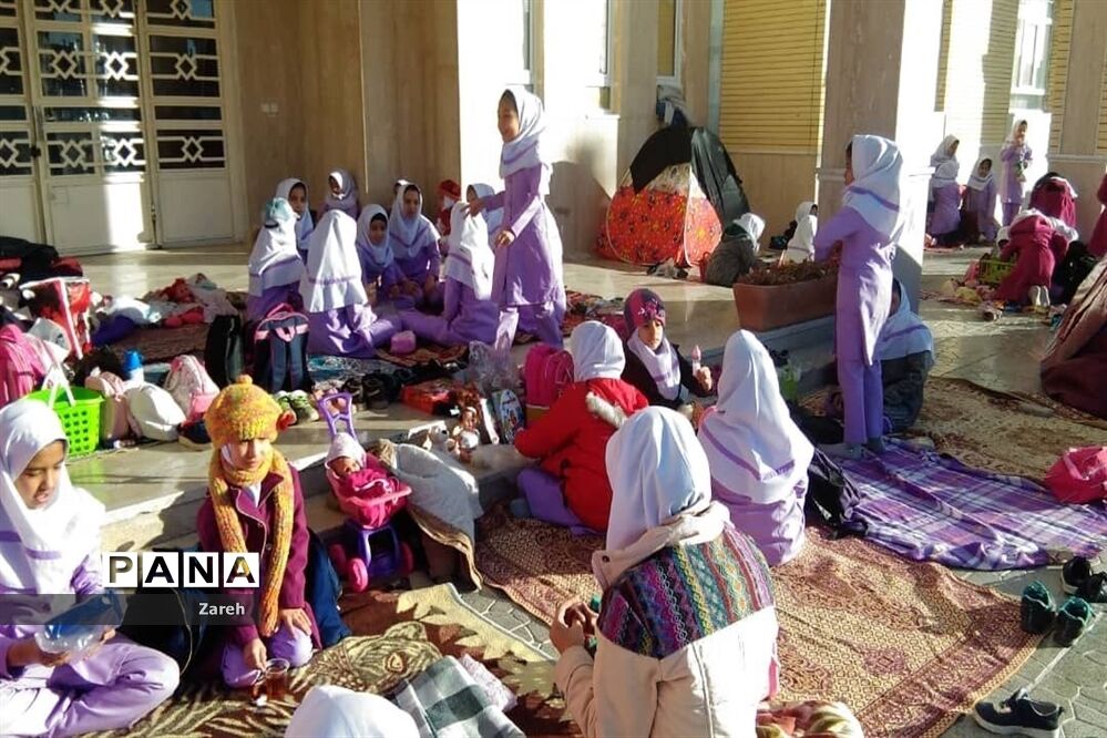 اردوی درون مدرسه ای درمدرسه دخترانه دین ودانش ابرکوه
