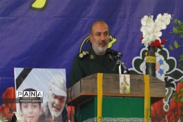 بزرگداشت چهلمین روز شهادت سردار حاج قاسم سلیمانی در برازجان