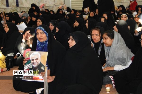 بزرگداشت چهلمین روز شهادت سردار حاج قاسم سلیمانی در برازجان