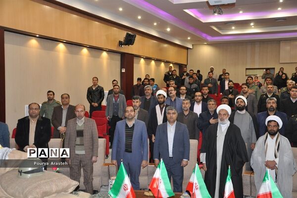 مراسم چهلمین روز سپهبد حاج قاسم سلیمانی درشهرستان خوسف خراسان جنوبی