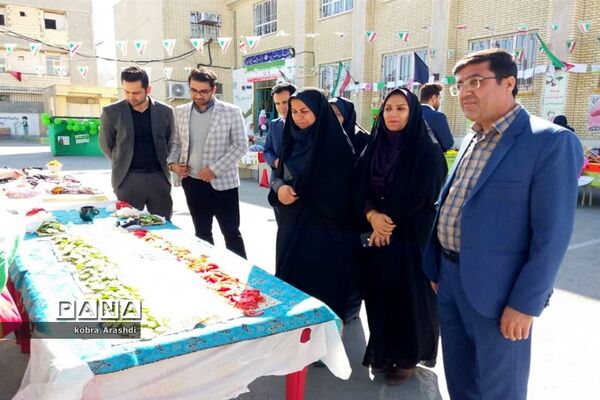 جشن پیروزی انقلاب و اربعین سردار شهید حاج قاسم سلیمانی در دبستان معین سرتل بوشهر