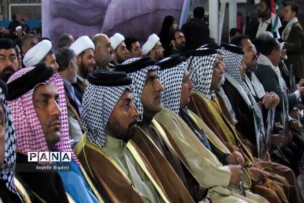 آیین گرامیداشت چهلمین روز شهادت شهید حاج قاسم سلیمانی در اهواز
