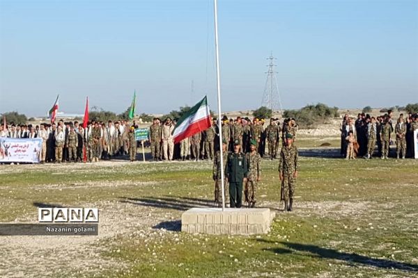 صبحگاه مشترک گردان‌های دشتستان