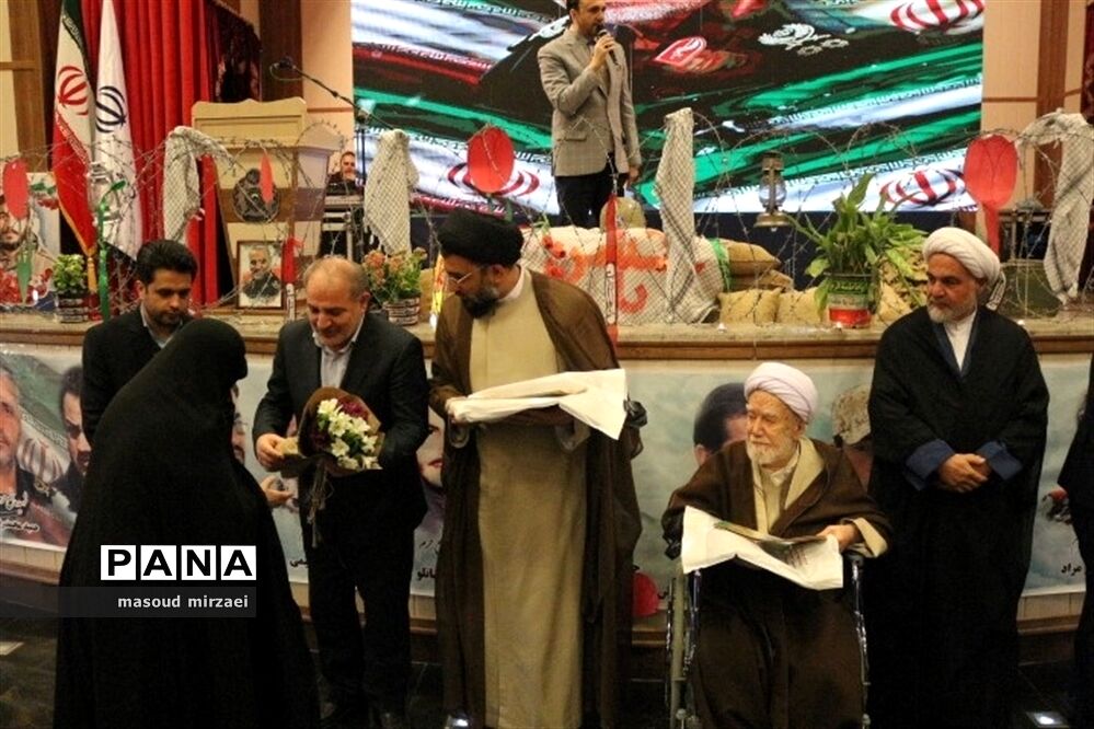 آیین بزرگداشت سردار سلیمانی در قزوین