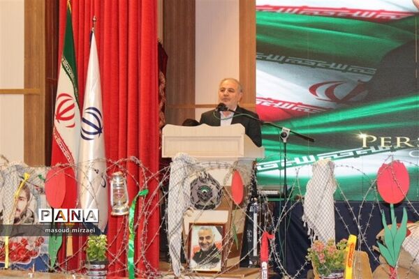 آیین بزرگداشت سردار سلیمانی در قزوین