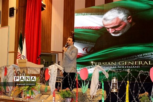 آیین بزرگداشت سردار سلیمانی در قزوین