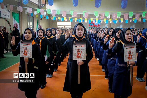 برگزاری مانور تشکیلاتی یاوران  انقلاب درچهاردانگه